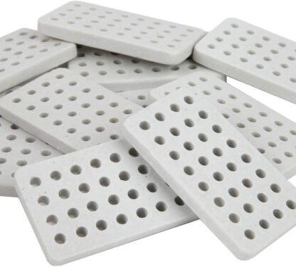 Home Hardware Specialty Flame Tamer Ceramic Grill Brick Set For Gas and Electric Grills. Set of 30