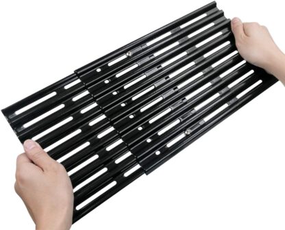 ROLLGAN Extension Cooking Grate Porcelain Steel Adjustable Replacement BBQ Grills Gas Grills Electric Grills Cooking Grid (8 inch)