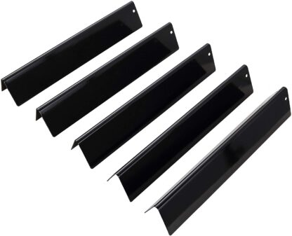 Unicook Heavy Duty Porcelain Flavorizer Bar, 15.25" Grill Heat Plate Replacement Parts, Heat Shield Tent, BBQ Burner Cover, Flame Tamer for Most Weber 300 Series Grills and More
