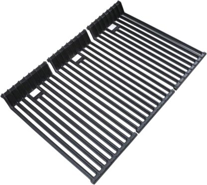Uniflasy Cooking Grates for Broilmaster D4, P4, U4, G-4 and Others Grills Models, 3 Pack Cast Iron Cooking Grid Grates Replacement Parts