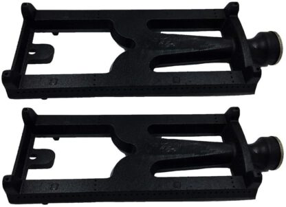 Wondjiont 2pack Cast Iron Grill Burners, Replacement for Select DCS 27, 27 Series and Lynx Gas Grill Models (16" x 6 1/4)
