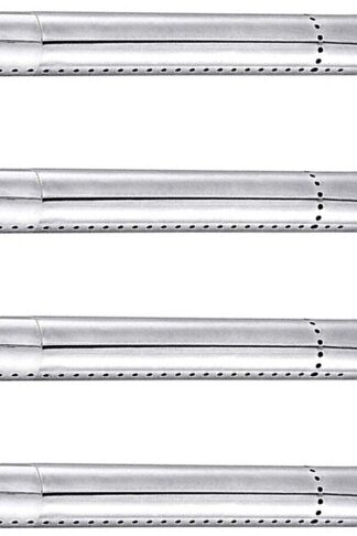 iDepot Stainless Steel Tube Burner Replacement, Extendable Length from 14” to 19”, Universal Fit for Most Barbecue Gas Grills, Pack of 4