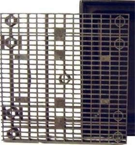 36 Inch x 36 Inch Heavy Duty Fountain Basin Grate - For Pond and Water Garden Features and More - Hides Reservoirs - Holds Bubblers, Rocks, Other Decorations - Will Not Rust - Black - Can Be Cut