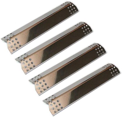 BBQ Mart SP0371 (4-pack) Stainless Steel Heat Plate Replacement for Master Forge 1010037, Master Forge 1010048 (14 7/8" x 3 1/4")