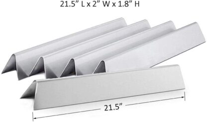 BBQ funland 7535, 7534 Stainless Steel Replacement Flavorizer Bars, Set of 5, 21.5" (20 Ga.) Aftermarket