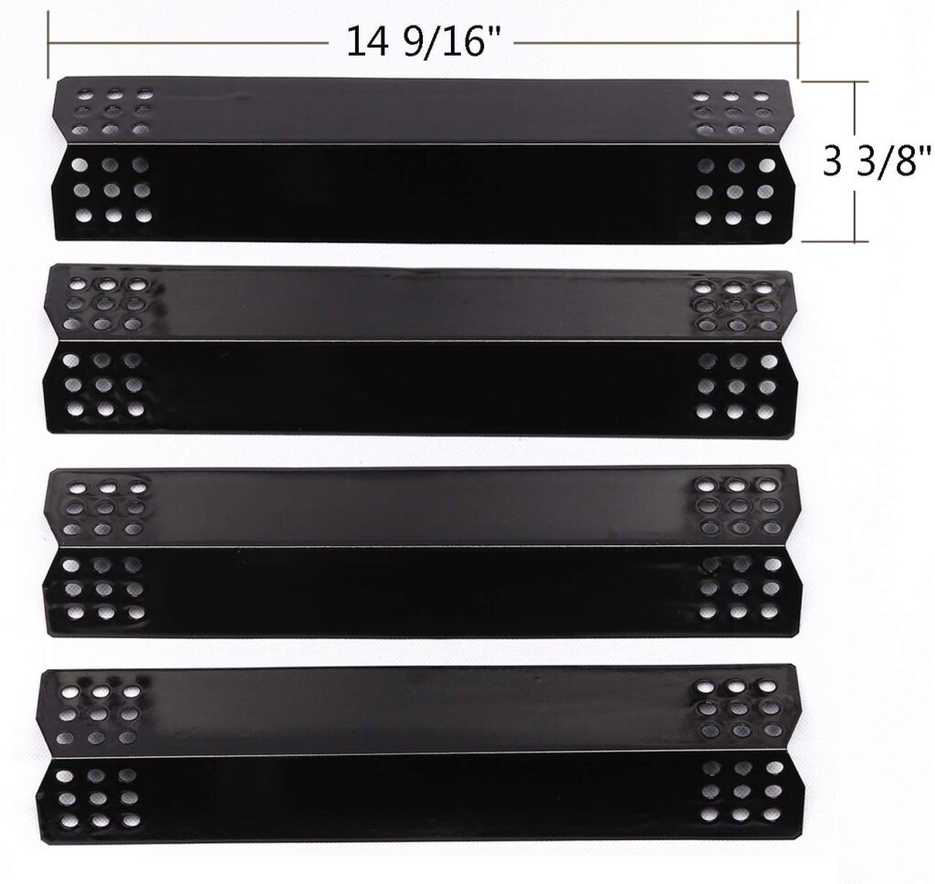 PH7371 (4Pack) Porcelain Steel Heat Plate Replacement for Grill Master
