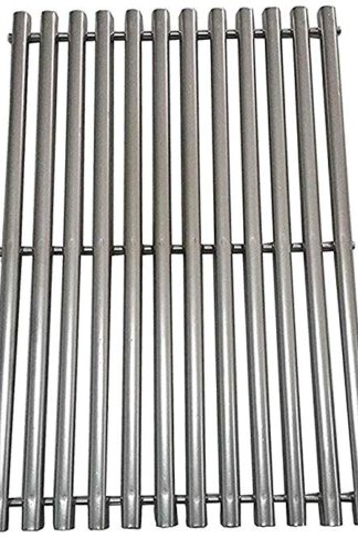 BBQ ration Set of 3 Stainless Steel Half-Tube Design Cooking Grid Replacement for Select Gas Grill Models by Kenmore, Master Forge, Members Mark and Others