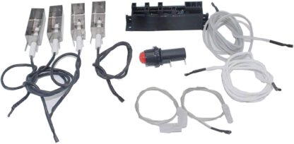 Broilmann BBQ Grill Igniter Kit for Summit Gold/Platinum D/D6, Weber # 42326 (Does NOT Include Side/AUX Burner Components)