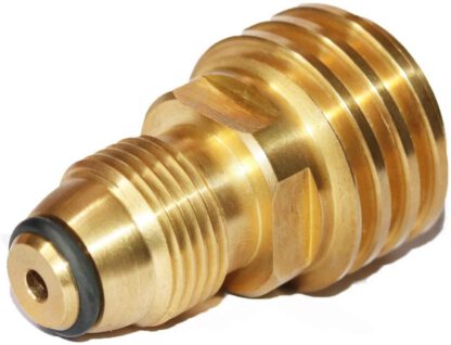 DOZYANT Propane Tank Adapter Converts POL LP Tank Service Valve to QCC1 / Type1 Hose or Regualtor - Old to New