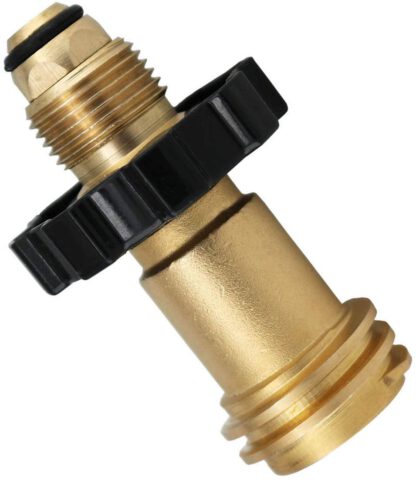 DOZYANT Universal Fit Propane Tank Adapter Converts POL to QCC1 / Type 1 with Wrench, Propane Hose Adapter Old to New Connection Type