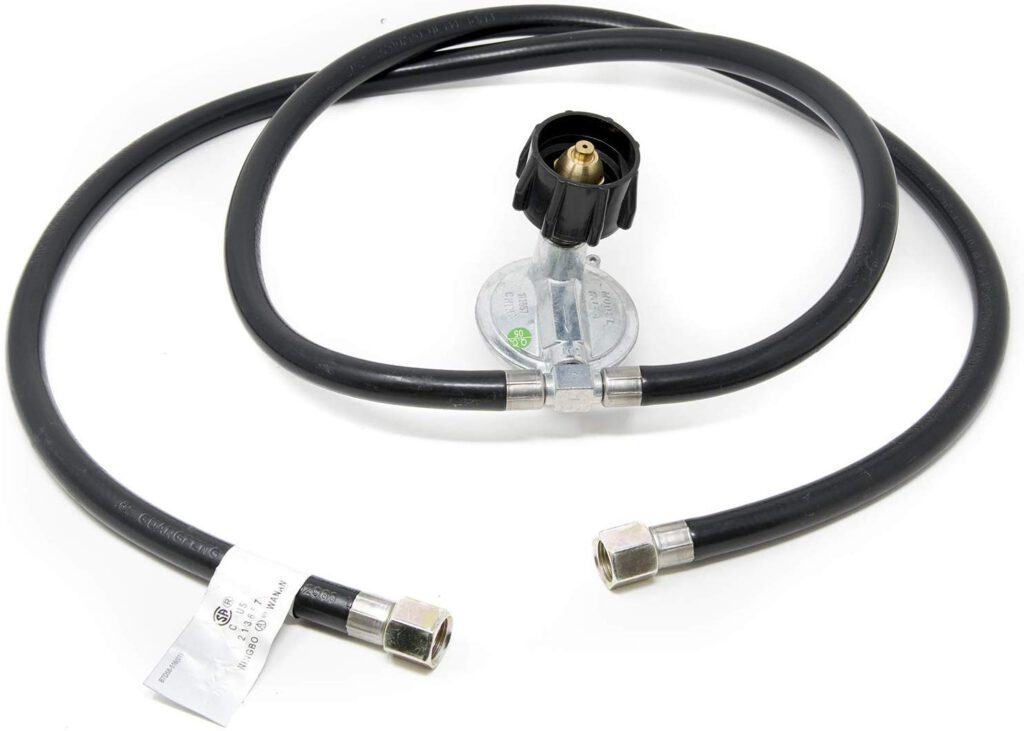 Y Splitter Two Hose 3 FT Low Pressure Propane Regulator Connection Kit