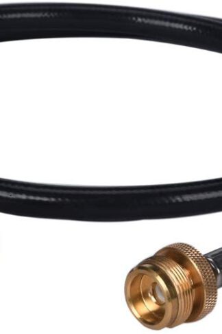 GasSaf 5FT Propane Adapter and Hose Assembly Replacement with Hose for Type1 LP Tank and Gas Grill-CSA Certified