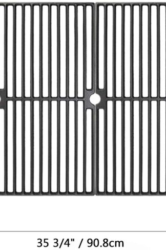 Hisencn 17.75 Cast Iron Cooking Grate Replacement for Brinkmann 810, 810-2410-S, 810-2411-F, 810-7490-F, 810-8410-F, 810-4557-0, 810-9415F Charmglow 810-8410-F, 17 3/4"