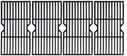 Hongso 16 7/8" Porcelain Enamel Cast Iron Cooking Grates Grill Grids Replacement for Gas Grill Charbroil 463230510, 463230511, 463230512, 463230513, 463230514, 463230710, 463234511, Kenmore, PCH764