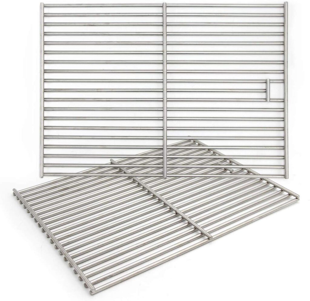 17 3/8″ Solid 304 Grill Grates, Cooking Grids Replacement for Charbroil