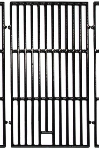 Hongso 19 1/4 inch Porcelain Coated Cast Iron Grill Grates Replacement for Brinkmann 810-8502-S 810-8501-S, Charmglow 720-0234 720-0396, Jenn-Air 720-0337 Gas Grill,5 Burner Ducane Stainless, PCE223