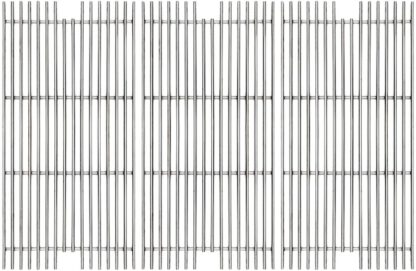 Hongso 304 Stainless Steel Gas Grill Grid Grates Replacement Part for Viking VGBQ 30 in T Series, VGBQ 41 in T Series, VGBQ 53 in T Series Gas Grill, SCD911 3 Pack