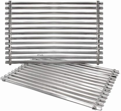 Hongso 7521 7522 7523 15" 304 Stainless Steel Cooking Grid Grate for Weber Old Spirit 200 Series, Spirit E/S 200 & 210 with Side Control Panel Genesis Silver A, Spirit 500 Gas Grill 65905 65904 SCG521