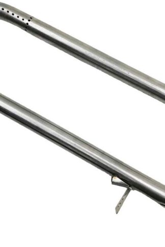 Hongso Grill Burner Replacement Part for Brinkmann 810-3660-S, 810-3661-F, 810-6631-F, 15 3/8 Inch Stainless Steel BBQ Curved Grill Burner Tube, 1-Pack (SBC461)