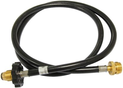 Hongso HRCC1 5-Foot High-Pressure Propane Hose and Adapter for Connecting Appliance to refillable 20lbs Propane Cylinder, CSA Certified