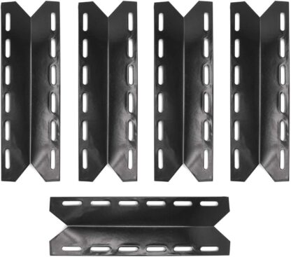 Hongso PPB341 (5-Pack) BBQ Gas Grill Porcelain Steel Heat Plates, Heat Shield, Heat Tent, Burner Cover, Vaporizor Bar, and Flavorizer Bar Replacement for Charmglow, Nexgrill, Perfect Flame(17 5/16)