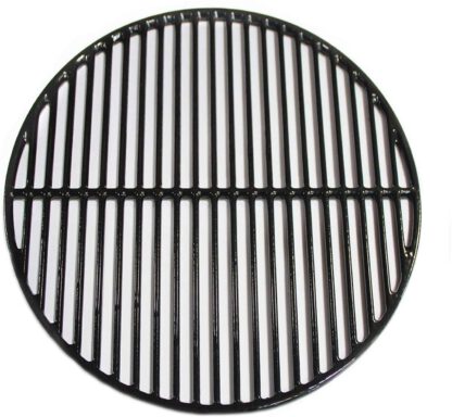 Hongso Round Grill Grate 18 3/16" Polished Porcelain Coated Cooking Grate Replacement Part for Large Big Green Egg, BGE, Vision Grill VGKSS-CC2, B-11N1A1-Y2A Kamado Charcoal Grill Accessories, PCI991