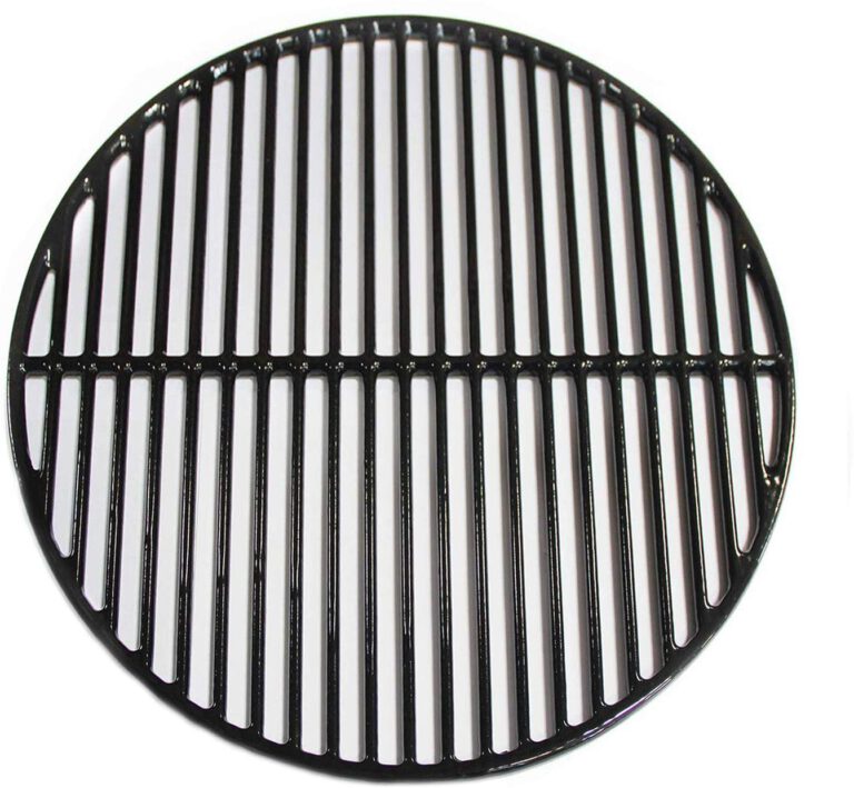 Round Grill Grate 18 3/16 Inch Polished Porcelain Coated Cooking Grate