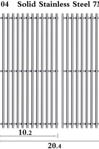 Htanch SG637(2-Pack) Stainless Steel Cooking Grates Grid Replacement for Weber Spirit 200,E-210 (2013-2016), E-220, S-210 (2013-2016), S-220 Series Gas Grills 7637