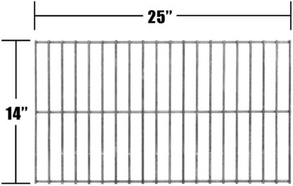 Music City Metals 92301 Steel Wire Rock Grate Replacement for Select Charbroil and Patio Kitchen Gas Grill Models