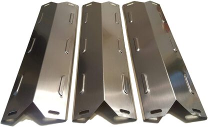 Quickflame Set of Three Stainless Steel Heat Plates for Select Kenmore Gas Grill Models