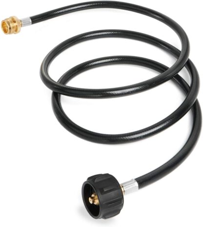 SHINESTAR 6ft Propane Hose Connects 1LB Portable Appliance to 5-40lb Tank for Weber Q Grill, Coleman Grill, Camp Stove and More