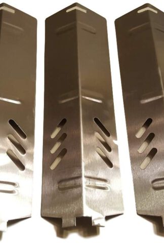 Set of Three Stainless Steel Heat Plates for Gas Grill Model Backyard Grill BY13-101-001-11 and Other Backyard Grill Models