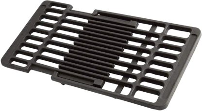 Unicook Porcelain Cast Iron Grill Grate, Cooking Grate, Outdoor Barbecue Gas Grill Replacement Parts, 8'' Width, Extends from 14 Inch to 20 Inch in Deep, Universal Size Adjusts to Fit Most Gas Grills