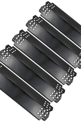 Uniflasy Heat Plates for Home Depot Nexgrill 720-0830H, 5 Burner 720-0888, 720-0888N Gas Grill, Porcelain Steel Grill Heat Shield Tent, Burner Cover, Flame Tamer, Flavor Bar Replacement Parts, 5 Pack