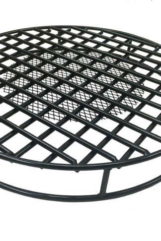 Walden Fire Pit Grate Round 29.5'' Diameter Premium Heavy Duty Steel Grate with Ember Catcher for Outdoor Fire Pits