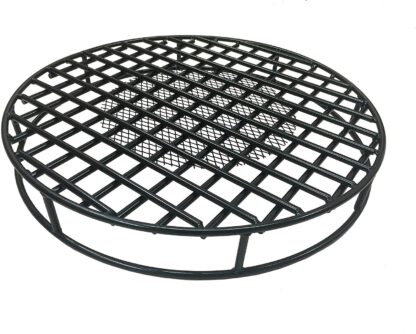 Walden Fire Pit Grate Round 29.5'' Diameter Premium Heavy Duty Steel Grate with Ember Catcher for Outdoor Fire Pits