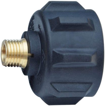 onlyfire 5040 QCC1 Acme Nut Propane Gas Fitting Adapter with 1/4 Inch Male Pipe Thread, Brass
