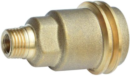 onlyfire 5042 QCC1 Acme Nut Propane Gas Fitting Adapter with 1/4 Inch Male Pipe Thread, Brass