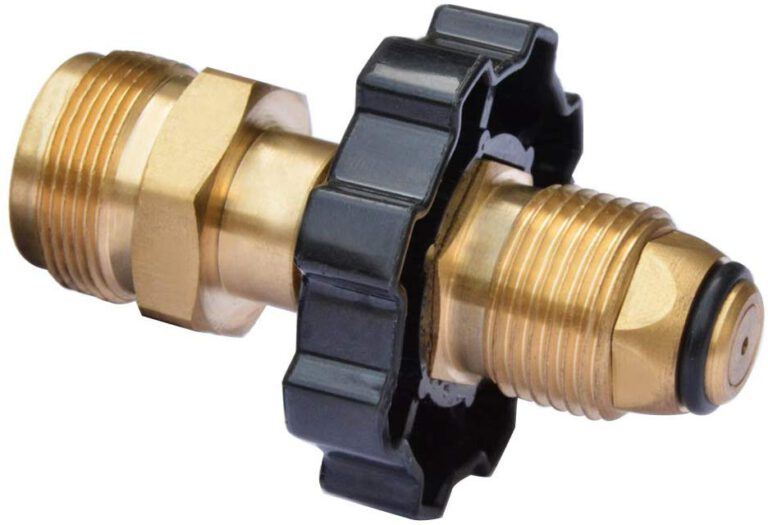 5055 POL Brass Propane Gas Adapter Fits for Propane Appliances, Heater