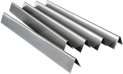 onlyfire Gas Grill Replacement Stainless Steel Flavorizer Bars/Heat Plate for Weber 7537, Set of 5, 22 1/2"