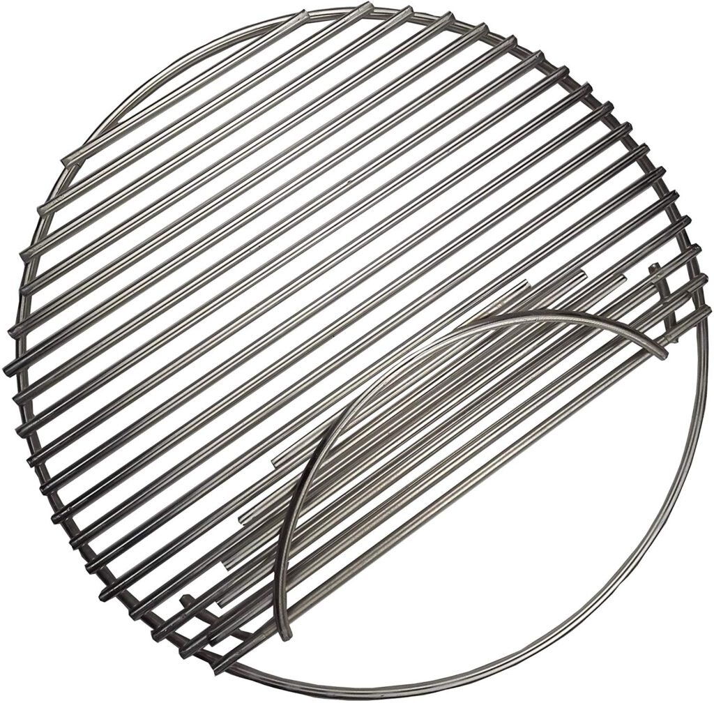 18 1/2″ Dia, Stainless Steel Round Grid Single Side Hinged Cooking