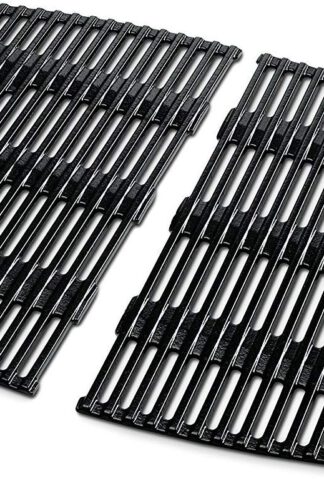 soldbbq Enameled Cast-Iron Cooking Replacement Grates for Weber Q3000 Grills