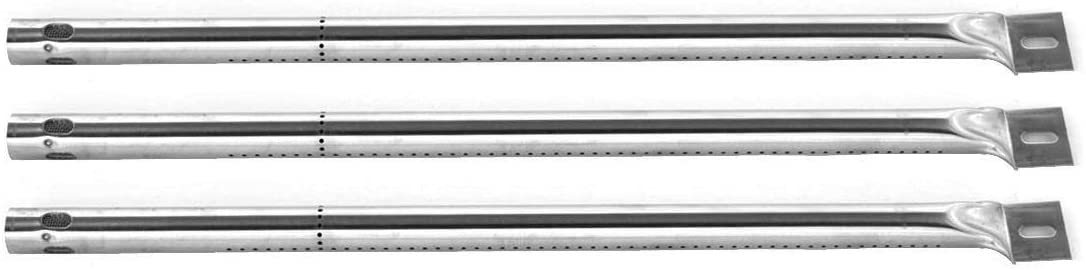 3 PACK Replacement Stainless Steel Burner for Amana AM26LP, AM27LP, AM30LP, AM33LP, Surefire SF278LP, SF308LP, SF34LP, SF892LP and Tuscany CS784LP, CS892LP Gas Grill Models