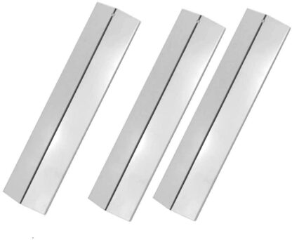 3 Pack Replacement Stainless Steel Heat Plate for Amana AM26LP, AM27LP, AM30LP-P, AM33LP-P and Surefire SF278LP, SF308LP Gas Grill Models