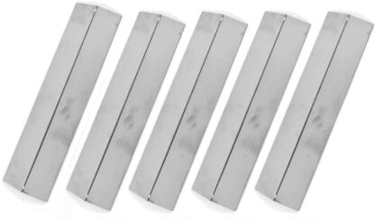 5 Pack Stainless Steel Heat Plate for Aussie 13013007TG, Brinkmann 810-1415F, Charmglow 810-8410-F, Grill King 810-9325-0, Uniflame GBC091W and Master Forge E3518-LP, E3518-LPG Gas Model Grills