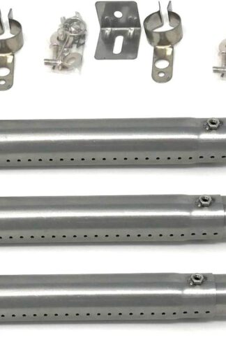 Grill Parts Gallery 42204 Universal Adjustable 12" to 17-1/2" Stainless Steel Tube Burner (3-Pack)