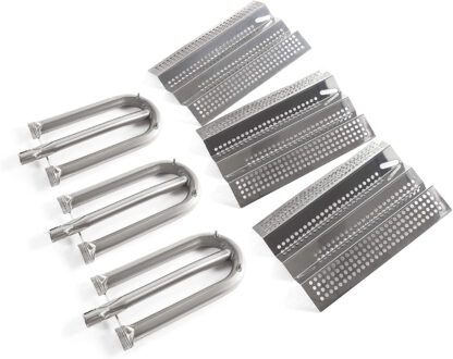 Grill Valueparts Grill Kit for AOG 24NB, 24NG, 24NP, 24PC, 30NB, 30PC, 36NB, 36PC, 24-B-06 3pcs AOG Grill Tube Burner, 3pcs AOG Heat Plate