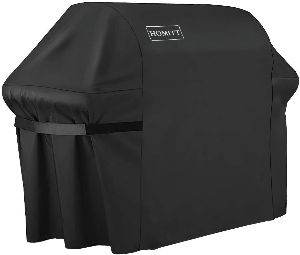 Gas Grill Cover, 72inch 600D Heavy Duty Waterproof BBQ Cover with Handles and Straps for Most