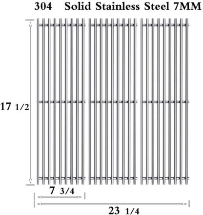 Htanch SF2673(3-Pack) Stainless Steel Cooking Grate for Amana AM26LP, Amana AM27LP, Amana AM30LP-P, Amana AM33LP-P; Surefire SF278LP
