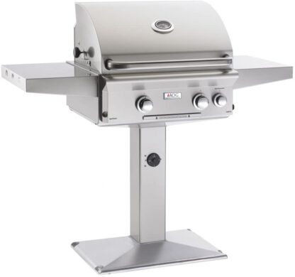 AOG American Outdoor Grill 24NPL-00SP L-Series 24 inch Natural Gas Grill On Pedestal